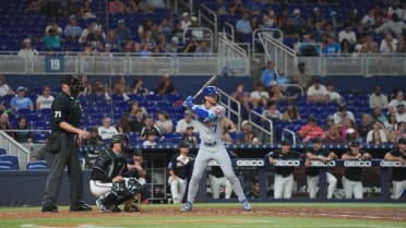 Bobby Witt Jr. singles to first